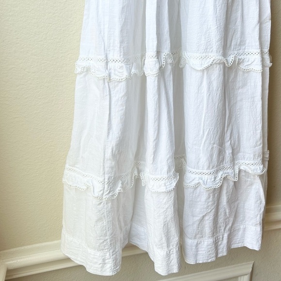 The GREAT White The Scallop Savanna Dress Sz S - Picture 11 of 16